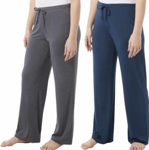 32 Degree Cool Women's 2 Pack Soft Sleep Lounge Pants Blue & Grey Size XL